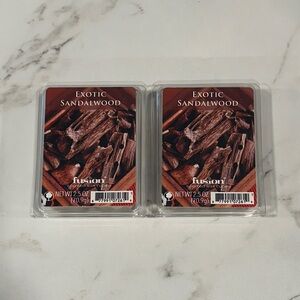 Fusion EXOTIC SANDALWOOD 2.5oz Scented Wax Melt Lot of 2 NEW